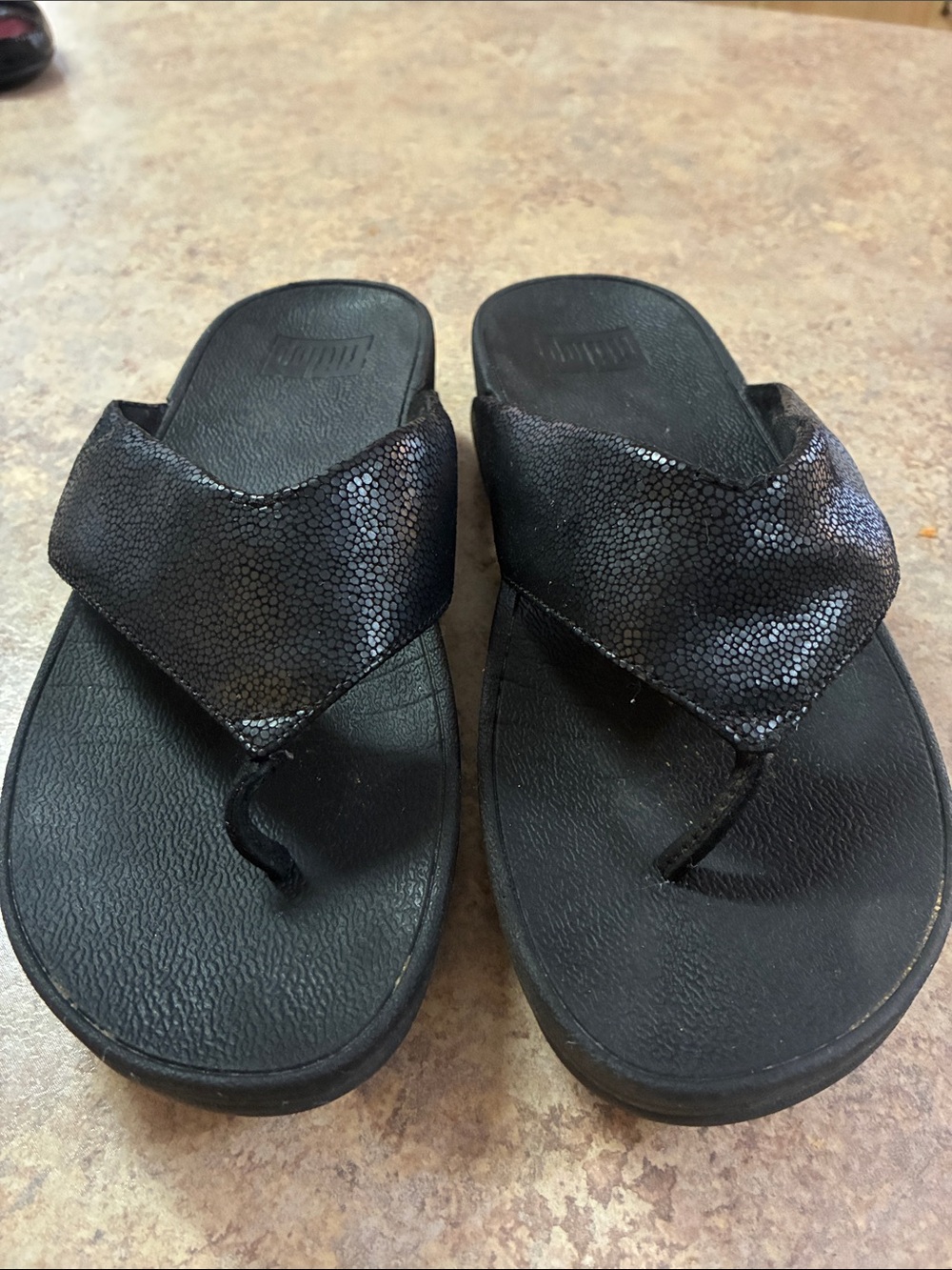 Black Thong Sandals - Comfortable Flip Flop